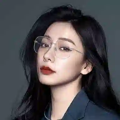 【联系客服可配度数】 苍木优品 超轻无框近视眼镜女纯欲系列/百搭有型/素颜显白/百搭显瘦 纯钛 方形 镜架 男女同款情侣款