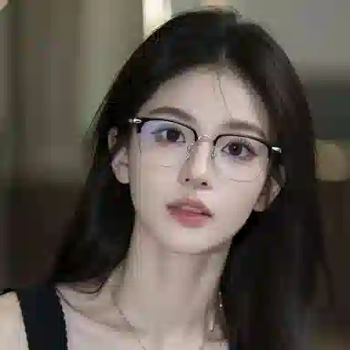 苍木优品 超轻纯钛半框近视镜框复古斯文理工可配度数大框眼睛架 功能性眼镜 男女同款情侣款