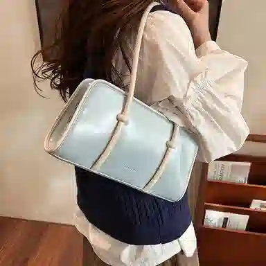 Yilv Retro Fashion Commuter PU Shoulder Bag