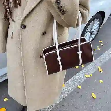 Yilv Retro Fashion Commuter PU Shoulder Bag