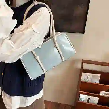 Yilv Retro Fashion Commuter PU Shoulder Bag