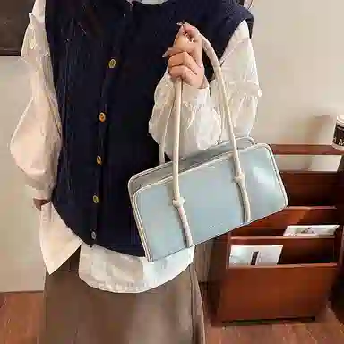 Yilv Retro Fashion Commuter PU Shoulder Bag