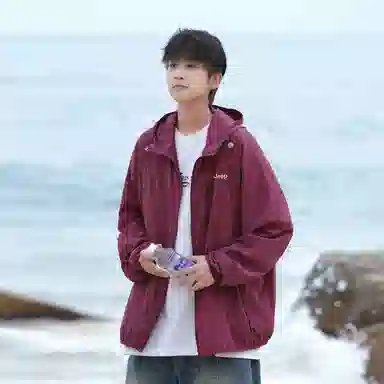 Jeep UPF50+ Hooded Sun Protection Jacket