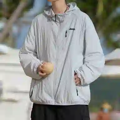 Jeep UPF50+ Hooded Sun Protection Jacket