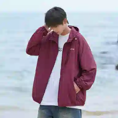 Jeep UPF50+ Hooded Sun Protection Jacket