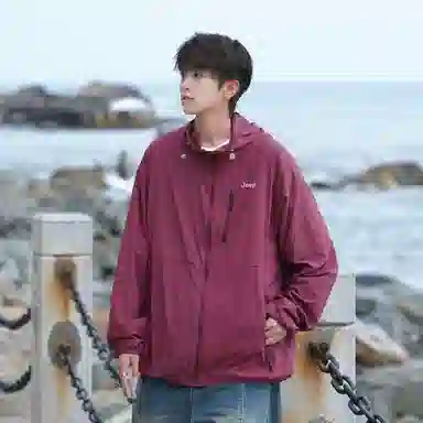 Jeep UPF50+ Hooded Sun Protection Jacket