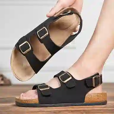 MUSNODO Cork Retro Sandals