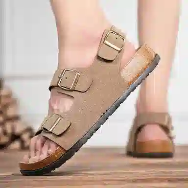 MUSNODO Cork Retro Sandals