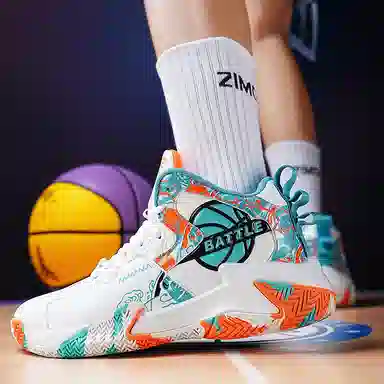 MUSNODO Basketball Shoes Black White