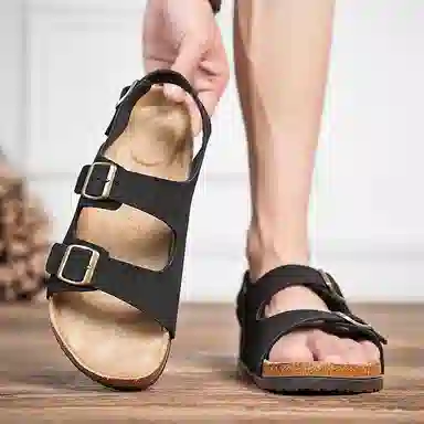 MUSNODO Cork Retro Sandals