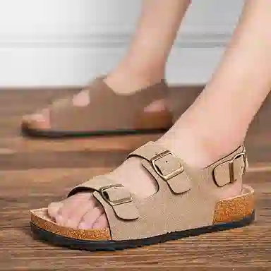 MUSNODO Cork Retro Sandals