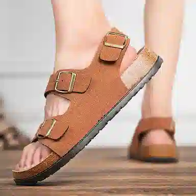 MUSNODO Cork Retro Sandals