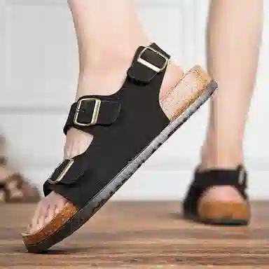 MUSNODO Cork Retro Sandals