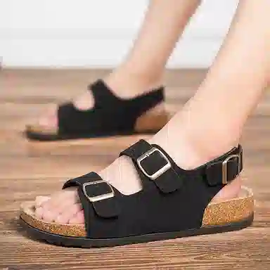 MUSNODO Cork Retro Sandals