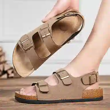 MUSNODO Cork Retro Sandals