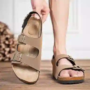 MUSNODO Cork Retro Sandals
