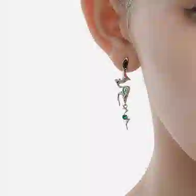 Masw Original Snake Series Earrings