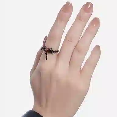 Masw Demon Wings Black Ring
