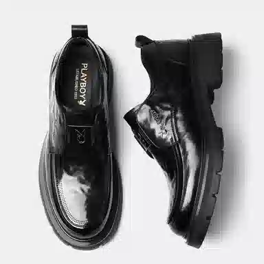 Playboy Derby Shoes Black