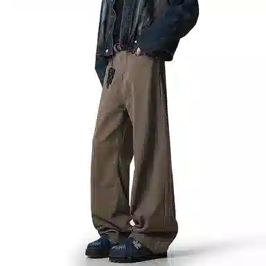 中国航天 美式高街复古水洗休闲裤 男女同款