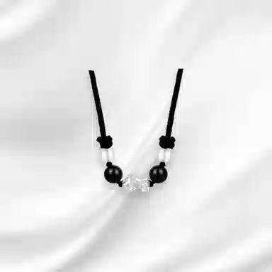 大唐国鼎 貔貅新中式国潮小众设计本命年 诸事顺利时来好运旺事业学业本命年财运 好运合成/人造 黑曜石 玉石项链 男女同款情侣款