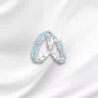 大唐国鼎 星汉灿烂小众时尚简约设计潮酷个性小众高级感森系高级感本命年财运 好运 合金 戒指 男女同款情侣款