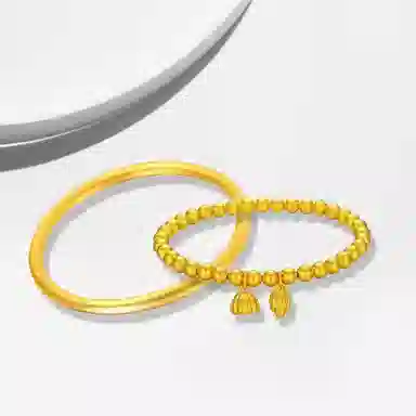 大唐国鼎 古法莲蓬 国潮新中式简约 小众设计高级感 通勤日常简约百搭  合金 手镯 女款