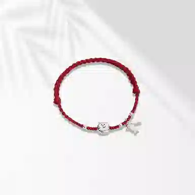 大唐国鼎 猫咪小鱼编织手绳优雅甜美精致气质甜妹可爱温柔浪漫百搭 好运 合金 手链 女款