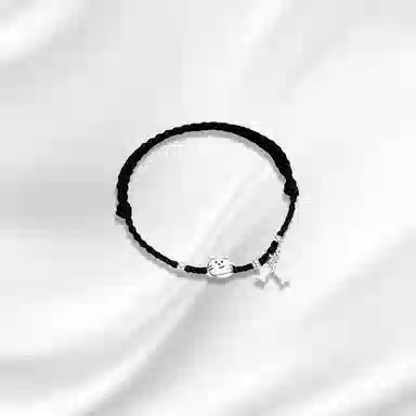 大唐国鼎 猫咪小鱼编织手绳优雅甜美精致气质甜妹可爱温柔浪漫百搭 好运 合金 手链 女款