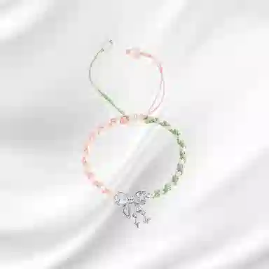 大唐国鼎 在逃公主蝴蝶结手饰 恋爱温柔百搭时尚简约气质优雅轻奢高级感小众设计感  合金 手链 女款