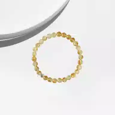 大唐国鼎 国风复古黄新中式复古风小众设计优雅国潮 精致纹理旺事业学业本命年财运 好运 黄水晶 手串 女款