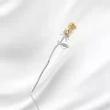 大唐国鼎 荆棘玫瑰 新中式复古简约 轻奢高级感 森系小众设计创意感温柔气质甜美大方 发簪 女款