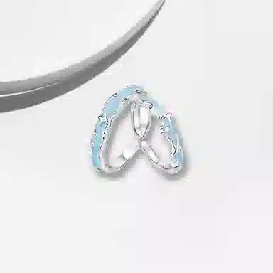 大唐国鼎 星汉灿烂小众时尚简约设计潮酷个性小众高级感森系高级感本命年财运 好运 合金 戒指 男女同款情侣款