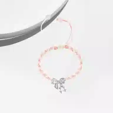 大唐国鼎 在逃公主蝴蝶结手饰 恋爱温柔百搭时尚简约气质优雅轻奢高级感小众设计感  合金 手链 女款