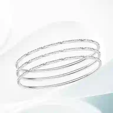 大唐国鼎 三生三世繁星点点素圈简约 合金 手环 男女同款情侣款