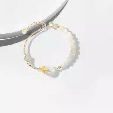 大唐国鼎 银杏莲蓬 轻奢小众 高级感 新中式 复古国风 琉璃 玉石手链 女款