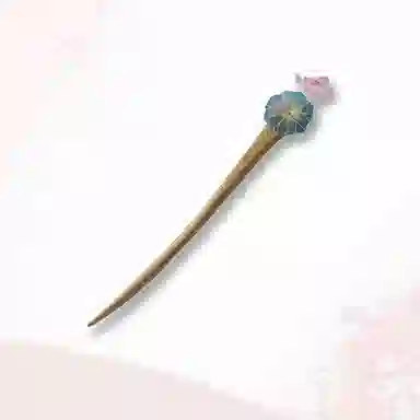 大唐国鼎 荷叶荷花新中式复古风小众设计优雅国潮 精致纹理旺事业学业本命年财运 好运 木 发簪 女款