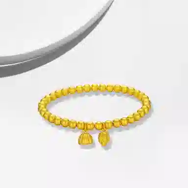 大唐国鼎 古法莲蓬 国潮新中式简约 小众设计高级感 通勤日常简约百搭  合金 手镯 女款