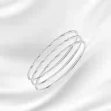 大唐国鼎 三生三世繁星点点素圈简约 合金 手环 男女同款情侣款