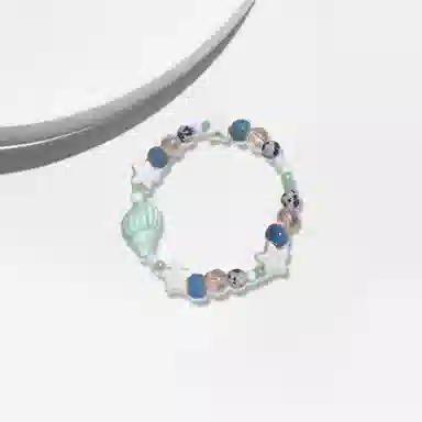 大唐国鼎 粉色海螺星星小众时尚简约设计潮酷个性小众高级感森系 好运 陶瓷 手链 男女同款情侣款