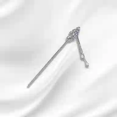 大唐国鼎 孔雀新中式复古风小众设计优雅国潮 精致纹理旺事业学业本命年财运 好运 合金 发簪 女款