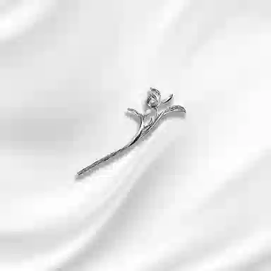 大唐国鼎 荷塘花新中式复古风小众设计优雅国潮 精致纹理旺事业学业本命年财运 好运 合金 发簪 女款