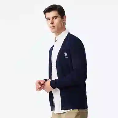 U.S. Polo Assn. Cardigan Navy
