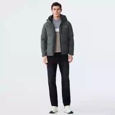 U.S. Polo Assn. Hooded Down Jacket Military Green