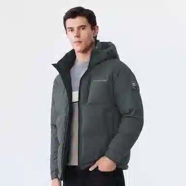 U.S. Polo Assn. Hooded Down Jacket Military Green