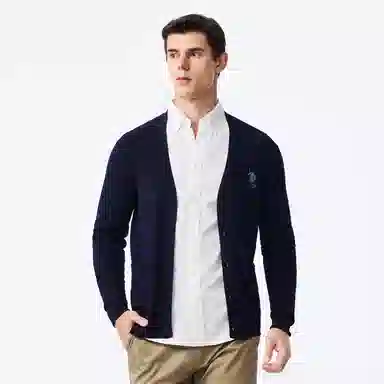 U.S. Polo Assn. Cardigan Navy