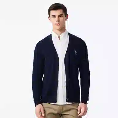 U.S. Polo Assn. Cardigan Navy