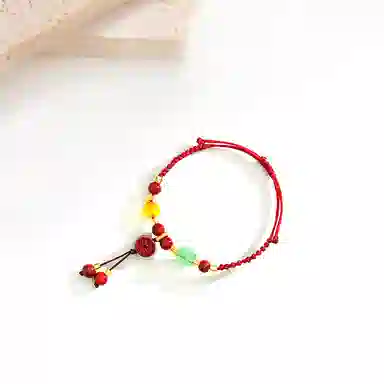 迎百宝 新中式 织物 手链 男女同款情侣款