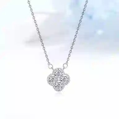 【好运彩虹多巴胺系列】 迎百宝 经典四叶草 梦幻仙气 贵气爆闪精致优雅气质百搭高级感浪漫幸运 合金 项链 男女同款情侣款