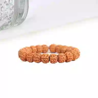 迎百宝 新中式平安纳福爆肉龙纹小众文玩绕指柔 金刚菩提 菩提类手串 男女同款情侣款